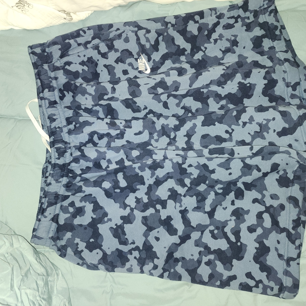 Nike Blue Camo Shorts